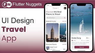 Flutter UI Design - Build Travel App using Flutter