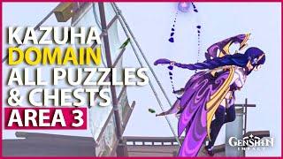 Kazuha Domain Puzzle Guide Maze 3 Courtyard In Spring Once Appeared Part 3 Genshin Impact 2.8