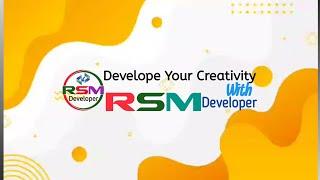 RSM Developer into @RsmDeveloper