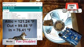 Arduino Attic Fan Control with Nextion Touch Screen GUI // Part 2 – Software