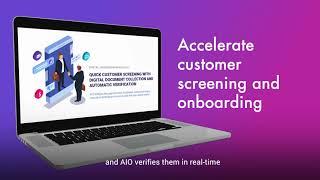 AIO - Verified Digital Onboarding for Banks and Financial Institutions