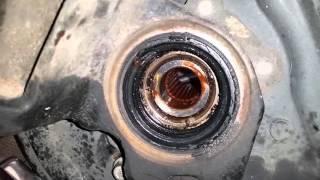 Worn out wheel bearing from Subaru Forrester