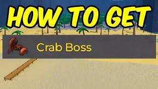 HOW TO GET THE CRAB BOSS CHARACTER! | The Strongest Battlegrounds