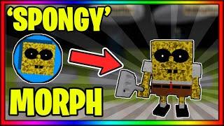 HOW TO GET THE "SPONGY" BADGE/MORPH/SKIN IN CUSTOM PIGGY SHOWCASE || Roblox