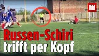 Strafstoß, Kopfball, Schiri-Tor | Witziger Referee-Fail in Russland