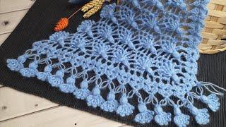 Необычная кайма крючком//Crochet border