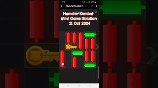 Solved 11 Oct 2024 mini games | Hamster Kombat Mini Game | mini game hamster | hamster mini game