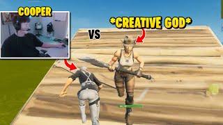 Cooper vs *Creative GOD* (BUILD FIGHTS 1v1)