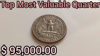 $ 95,000.00 TOP MOST VALUABLE QUARTER! Ultra Rare U.S.A Error Coin Worth Money Don't Spend This