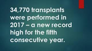 ORGAN DONATION Statistics - 2017 Current