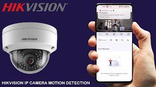 how to enable hikvision ip camera motion detection