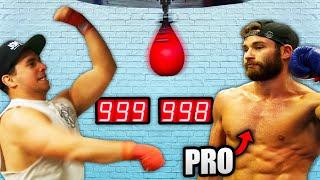 Can we punch faster than a PRO Boxer?! (JM Boxing Combine)