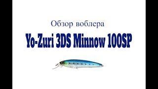 Видеообзор воблера Yo-Zuri 3DS Minnow 100SP по заказу Fmagazin