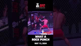 WHAT A ROCK PUNCH #dynastyfightclub #dfc #pinoy #mma #highlight #fighthighlights #boxing