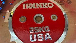 CBP Classic Ivanko Chrome Calibrated Powerlifting Plates