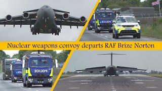 ️ Nuclear convoy departs RAF Brize Norton