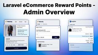 Laravel eCommerce Reward Points - Admin Overview