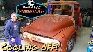 Cooling off! - 1954 Ford F600 Car Hauler Build part 23