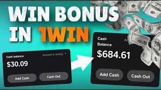 EARN $50 FOR 2 MINUTES WITH PHONE | How to win 1WIN bonus