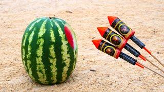 EXPERIMENT: XXL Rocket VS Watermelon