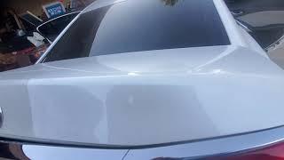 2015 mazda 6 removing  Chrome strip from rear trunk lid