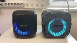 Портативная колонка Hopestar Party One 80W с двумя микрофонами и HOPESTAR PARTY 100 в одном видео!