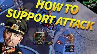 HOI4 How to issue a Support Attack Order (Hearts of Iron 4 Tutorial Guide)