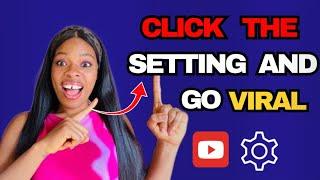 How i got 1 million views in 30 days by clicking this one Setting #getmoreviews