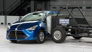 2016 Scion iA side IIHS crash test