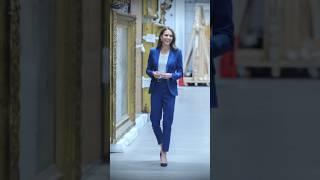 Catherine at V&A East Storehouse, a branch of Victoria & Albert Museum with more than 500k objects.