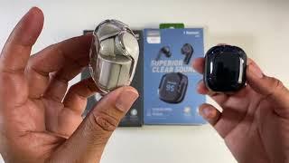 ACEFAST Crystal T6 TWS Earbuds - Transparent Design - 20 Hour Battery Life