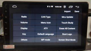 how to enter Canbus Language setting for witson k700 DKS series car radio gps navi Android 10