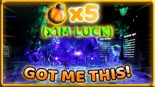 I USED X5 'BLOOD DREAM' POTIONS (X1M LUCK) IN THE SOL'S RNG HALLOWEEN EVENT!!!