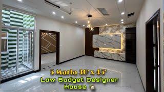 5 marla House 30 By 45 Low Budget Designer House for sale in model city Faisalabad 