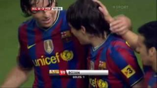 Bojan Krikic the best goal in FC Barcelona