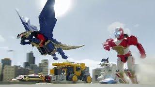 Power Ranger Ninja Steel | Primera Batalla con los Zords - Capitulo 2