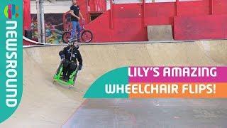 Amazing Wheelchair Backflip | Lily Rice | Newsround