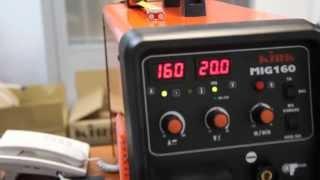 Сварочник KIRK MIG MAG 160 TIG MMA welder  switch off выключение