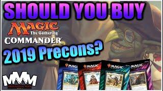 MTG Commander 2019 Decks - Should You Buy Them!? Reviewing C19 Magic: The Gathering Precon Decks