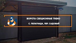 Секционные ворота Алютех Trend с. Пелагиада - Портфолио