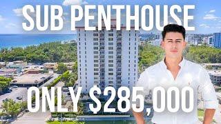 Inside a $285,000 Sub-Penthouse Studio in Fort Lauderdale Beach- 3000 E Sunrise Blvd #17H Florida