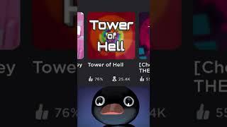 Roblox tower of hell noot noot #shorts