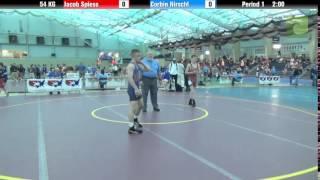 FILA Cadet 54 KG Jacob Spiess vs. Corbin Nirschl