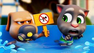 Talking Tom  Rompiendo las Reglas  Super Toons TV Dibujos Animados en Español