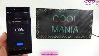 Advertising LED billboard with WiFi - panel (www.cool-mania.com)