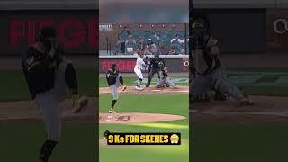 Paul Skenes notches a season-high 9 strikeouts for the third time this year 