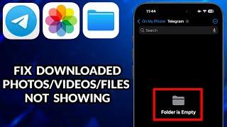 How To Fix Telegram Downloaded Photos/Videos/Files Not Showing On iPhone