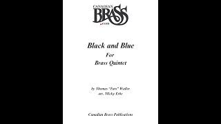 Canadian Brass Publications Score Play Black and Blue for Brass Quintet (Waller/arr. Henderson)