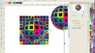 Уроки CorelDRAW: радужные абстракции