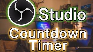 OBS Studio Tutorial 2020 - How to add a countdown timer on OBS Studio